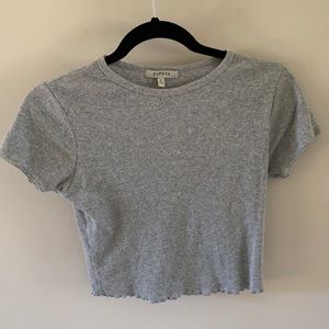gray baby tee